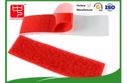 China Red Nylon Sticky Back 10mm - 150mm Hook And Loop Tape supplier