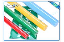 China Popular Pantone Disposable Non Woven Tablecloth in Small Roll Packing supplier