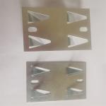 50 X 80 Mm Galvanized Steel Insulation Impaler With 4 Spikes for sale