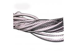 China High Visibility Sew On Reflective Piping Hi Vis Polyester Silver Reflective Piping Trim supplier