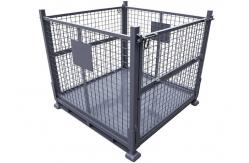 China Wire Mesh Collapsible Stackable Stillage 1000Kg Load For Yard Storage supplier