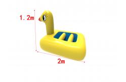 China Yellow Duck Inflatable Water Floating Toys On Lake And Ocean supplier