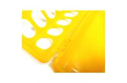 China 28 Holes 50CM Long Poultry Pigeon Feeder,Plastic Bird Manual Feeder supplier