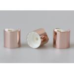 Rose Gold Plastic Inner 24-410 Aluminum Disc Top Cap Closures for sale