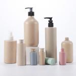 Empty Biodegradable Plastic Bottles Shampoo 10.5oz 300g 500g UV Printing for sale