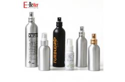 China Recycable Custom 300ml Aluminum Cosmetic Bottles Screw Thread supplier