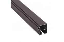 China Brown Powder Coating 6063 T5 Aluminum Window Frame Extrusions supplier