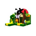 New Beetle/Ladybug Theme Inflatable Combos Bounce with Slide Colorful Inflatable Bounce House for sale