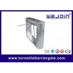 Brush DC Turnstile Barrier Gate 30~40 Persons / Min Double Direction For Club Access for sale