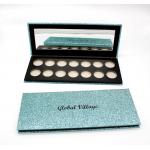 14 Pans Eye Shadow Case 27mm Glitter Paper Eyeshadow Palette With Mirror