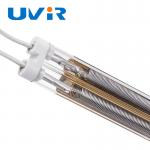 OEM 6000W Medium Wave Infrared Lamp , Semi Gold Plated Infrared Heating Tube for sale