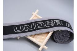 China Double Sided Jacquard Elastic Band With Printed Non Slip Transparent Silicone Strip supplier