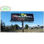 Excellent outdoor P6 LED billboard mounted on the wall or with columns for advertising for sale