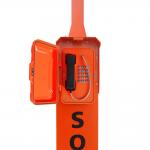 Pillar Mounting Emergency Phone Tower , ​Highway SOS Emergency Phone With Solar Panel for sale