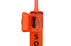 China Pillar Mounting Emergency Phone Tower , ​Highway SOS Emergency Phone With Solar Panel supplier