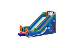 China Children Fun Park Inflatable Cat Theme Slide For Rentals supplier