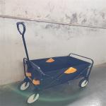 Four Wheel Collapsible Wagon Cart Large Capacity Foldable Garden Trolley