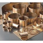 Lifting Machinery Wrapped Bronze Bearing , Diamond Or Spherical Thin Wall Sleeve Bushing for sale