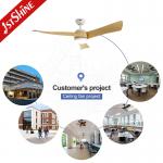 Customized ABS Blades LED Ceiling Fan with WiFi Tuya Control and Lighting Solutions