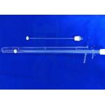 1100C Fused Silicon Science Lab Glassware 2.2g/Cm3 Transparent Glass Tube for sale