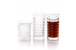 China Unbreakable Heavy Base Modern Drinking Glasses Custom Whiskey Tumbler 150ml-500ml supplier