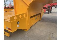 China CIMC 6-axis 60 T 80 120 Tons Lowbed Semi Trailer supplier
