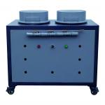 Advanced Double Head Vacuum Cabinet For Silicone Label Production Low Noise PVC Dispensing Machine for sale
