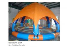China Inflatable pool / inflatable water pool / giant round pool with Canopy supplier