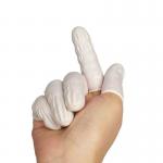 Thick Powder Free Finger Cots 100% Pure Natural Latex ESD Safety Gloves For Electronics Manufacturing for sale