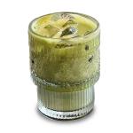 Transparent Coffee Ripple Glassware Ribbed Glass Cups Whiskey Juice Drinking for sale