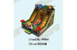 China Children Fun Park Inflatable Bee With Mushroom Slide For Rentals supplier