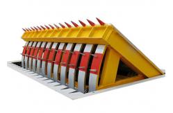 China High security K12 stainless steel hydraulic retractable traffic safety road blocker with spikes supplier