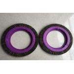 Nylon PVC PE Bristles Brushes Wheel Lightweight For Stenter Machinery Parts for sale
