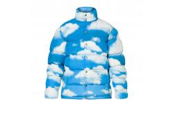 China Customized Design Logo Mens Oversized Puffer Jacket Ultra Light Sublimated Print supplier