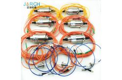 China 360° Rotating Fiber Optic Rotary Joint Eight Channels With 850-1650nm Wavelength supplier
