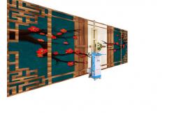 China Net Picture 1.8m Surface Tracing Vertical Wall Printer Robot ZKMC supplier