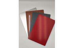 China Brushed ACP Partition Sheet 0.3mm Aluminum Layer   High Strength supplier