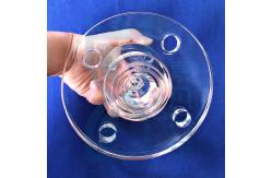 China Semiconductor Frosted Transparent Quartz Flake Quartz Flanges Corrosion Resistant supplier