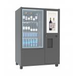 Whiskey Multiple Payment Glass Bottle Vending Machine With Conveyor Elevator