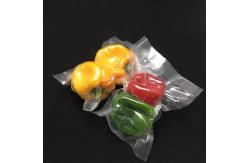 China Airtight Meat In Vacuum Packaging Bag PE Transparent Side Gusseted supplier