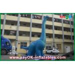 10m Blue Large Inflatable Dinosaur PVC Waterproof Blow Up Cartoon Characters Dragon for sale