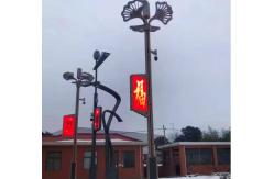 China Pole LED Display for Advertising Standing Street LED Screen supplier