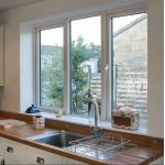 
PVC Bathroom Doors and Windows Casement Glass Window for Bathroom Ventanas De upvc casement windows with mosquito mesh for sale