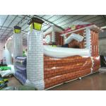 Commercial Children Custom Made Inflatables Snowman Safe Nontoxic 10 X 6m Waterproof