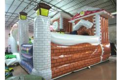 China Commercial Children Custom Made Inflatables Snowman Safe Nontoxic 10 X 6m Waterproof supplier