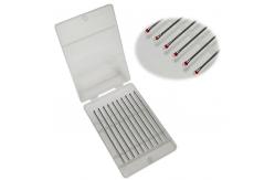 China ESD Antistatic SS Handle Mini Gel Stick Pen With Silicone Head supplier