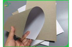 China FSC Approved Single Side Grey Coated Duplex Paper For Courier Bag Material supplier