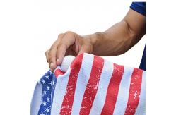 China Digital Printed Microfiber Waffle Weave Golf Towel With Custom Logo supplier