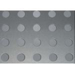 Galvanized Round Hole Perforated Metal Mesh Plate 36 Width