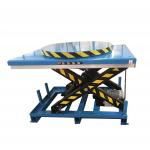 6000 Lb Hydraulic Stationary Electric Lift Scissor Lift Tables With Turntable Platform for sale